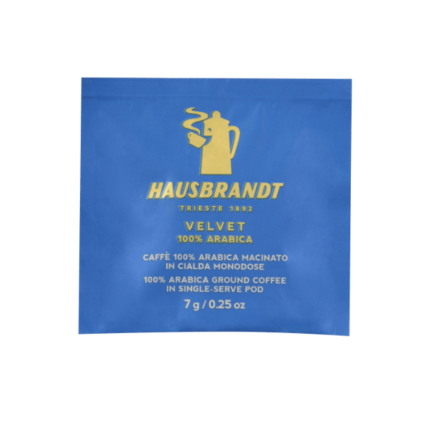 Hausbrandt VELVET pagalvėlės, 100% arabika, 144 vnt