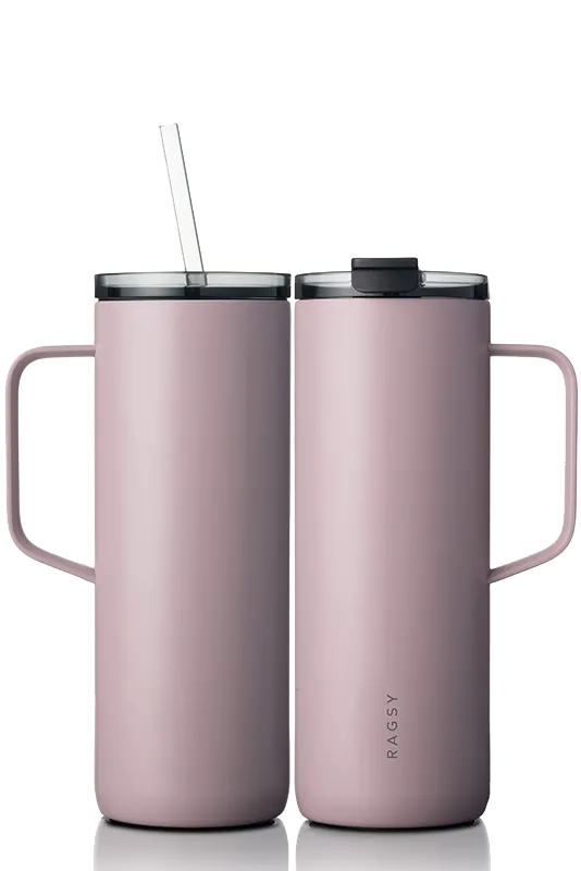 Alyvinis MOSHI Tumbler 600 ml termo puodelis su rankena