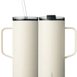 MOSHI Tumbler 600 ml smėlinis termo puodelis su rankena